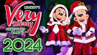 Mickey's Very Merry Christmas Party 2024 at Walt Disney World - Parade, Shows & Fireworks [4K]