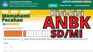 Kisi kisi Soal ANBK (AKM) SD 2021 : AKM Numerasi SD (memahami pecahan)