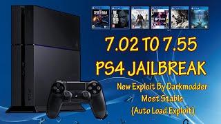 Update Firmware PS4 7.02 To 7.55 With New Exploit By Darkmodder Most Stable | PS4 HEN (MIRA)