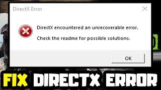 FIX COD Warzone 2: DirectX Encountered an Unrecoverable Error