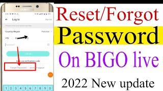 How to Reset\Forgot  Password BIGO live app||BIGO live Password Forgot karne ka tarika