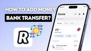 How to add money to account using bank transfer in Revolut?