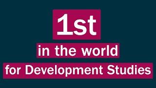 1st in the World for Development Studies