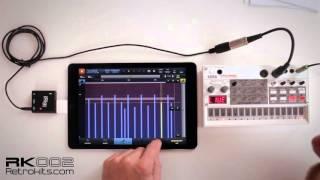 Volca sample with Retrokits RK-002 Smart MIDI Cable