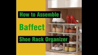 Baffect Shoe Rack Organizer | How to Assemble | Without Any Tools | Space saving