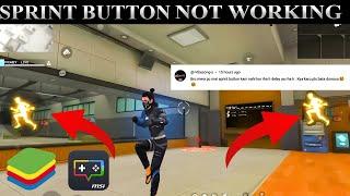 How To Fix Sprint Button Not Working Free Fire PC | Sprint Button problem | bluestacks | msi