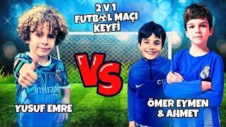 RÖVANŞ İSTEYEN YUSUF EMRE, ÖMER EYMEN İLE AHMET’İN KARŞISINA GEÇTİ | JUNIOR SOCCER PLAYERS