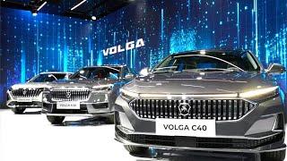 New Volga S40, K30 and K40 cars shown in Russia