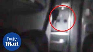 Patrolman films terrifying GHOST on a plane!