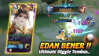 LUO YI SATISFYING SAVAGE 1 SHOT TRIPLE KILL ULTI DIGGIE MASIH TEMBUS - Mobile Legends #MLBBIDCreator