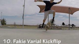 15 MORE Flatground Tricks by Justin Lauria