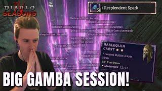 CRAFTING 16 SHAKOS! BIG GAMBA SESSION in Season 5 Diablo 4