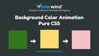 Simple Background Color Animation with CSS