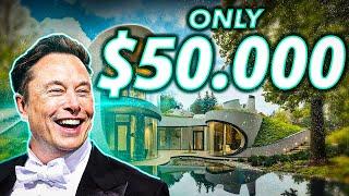 Inside Elon Musk's $50.000 house!