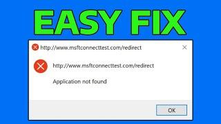 How To Fix Msftconnecttest Redirect Error in Windows