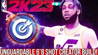 My 6'8 2-Way Shot Creator is UNGUARDABLE in NBA 2K23! BLINDERS & SPACE CREATOR IS OP!