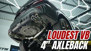 LOUD UNLEASHED: The BIGGEST VB WRX 4-Inch Tip Muffler Delete Exhaust w/ 3-Inch Piping!