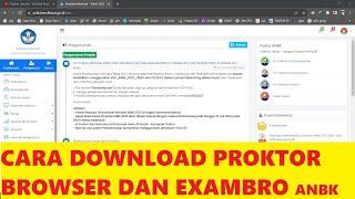 ANBK Full Online || Cara Download Proktor Browser dan Exambrowser