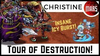 CHRISTINE TOUR OF DESTRUCTION Insane Ice Burst!! | FFBE