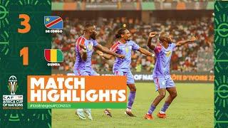 HIGHLIGHTS | DR Congo  Guinea | #TotalEnergiesAFCON2023 - Quarter Finals