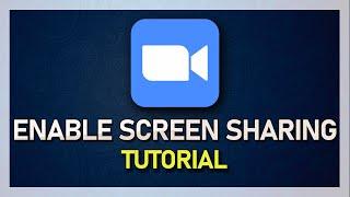 How To Enable Screen Sharing on Zoom (Windows)