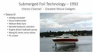 HYDROFOIL -- CONTROL SYSTEMS FOR HYDROFOILS -- HARRY LARSEN EXPLAINS ALL