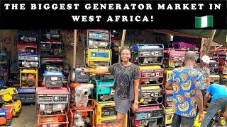 GENERATOR MARKET: This is the Biggest Tokunbo Generator Market and their Prices in Lagos, Nigeria!