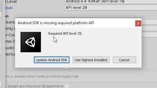 How To Update Unity to Android API Level 29 (or Greater)