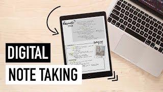 DIGITAL NOTE TAKING 101 | GoodNotes + OneNote Tips for iPad/Laptop