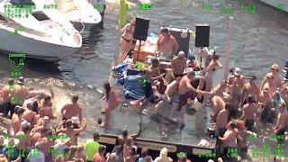 Sheriff chopper video shows chaos at 'Mayhem at Lake George 2022'