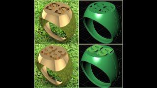 How to Create Baby Ring SS Haseel Cad cam Jewelery design