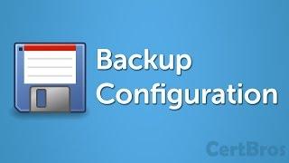 How to Backup Cisco Configuration