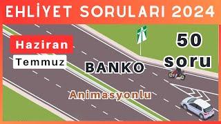 Ehliyet Sınav Soruları 2024 | Haziran, Temmuz Çıkmış Ehliyet Soruları