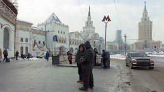 Walking Moscow - Three Station Square of Kazansky, Yaroslavsky and Leningradsky Stations