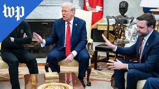 Watch Trump, Vance and Zelensky's Oval Office argument