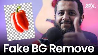 How to Remove Fake PNG background in Adobe Photoshop  by the2px Hindi Urdu
