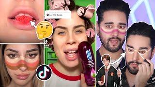 Testing STUPID Viral TikTok & Instagram Makeup / Skincare Hacks  The Welsh Twins