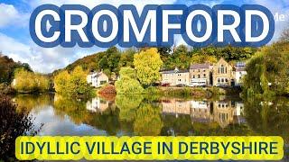 CROMFORD nice small village in Derbyshire ENGLAND  virtual walk