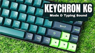 Keychron K6 Gateron Red Mods, Akko Wave ASA Keycaps