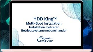 HDD King Multiboot-Installation / Installieren Sie mehrere Betriebssysteme bequem nebeneinander