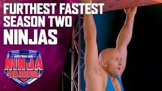 Top three furthest fastest Ninjas from season two | Australian Ninja Warrior 2019