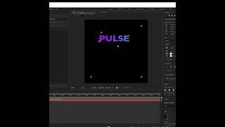 How to make a Pulse Text affect on after effects