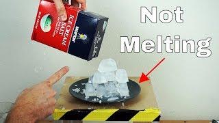 You've Been Lied To—Salt Does Not Melt Ice!