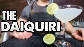 The Daiquiri, a simple and delicious classic cocktail.