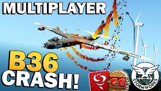 Two IDIOTS Crash A Fully Loaded BOMBER! - Multiplayer Stormworks Gameplay w/@CamodoGaming