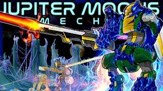 BUILD and BLAST!  New Tactical Mech Deckbuilder | Jupiter Moons: Mecha