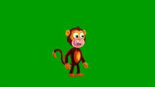 Taking Monkey/Green Screen Monkey/Cartoon Green Screen/Green Screen Cartoon/Cartoon Monkey/