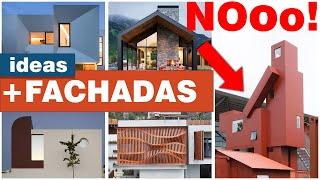 ideas para FACHADA en una CASA  -  ¡Evita estos  HORRORES!