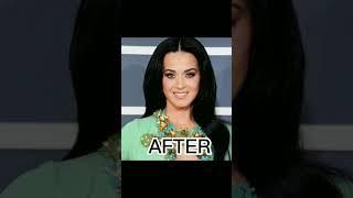 KATY PERRY BEFORE AFTER WITHOUT MAKEUP SHORTS 2023