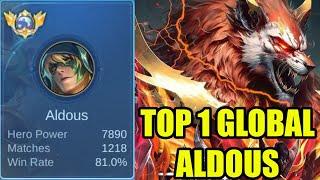 Meta macam apa ini aldous mid 9 menit 650 stack - top 1 global aldous mobile legends